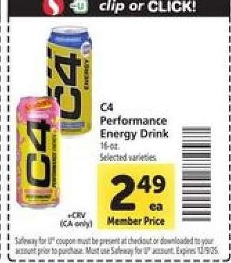 C4 Performance Energy Drink