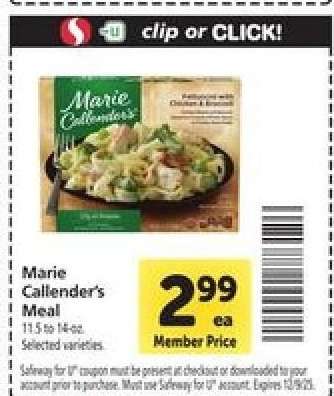 Marie Callender's Meal