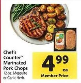 Chef's Counter Marinated Pork Chops