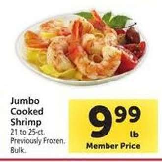 Jumbo Cooked Shrimp
