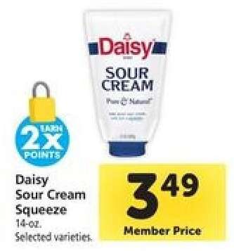 Daisy Sour Cream Squeeze
