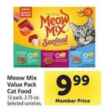 Meow Mix Value Pack Cat Food
