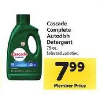 Cascade Complete Autodish Detergent