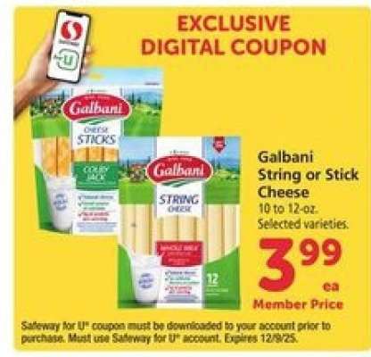 Galbani String or Stick Cheese