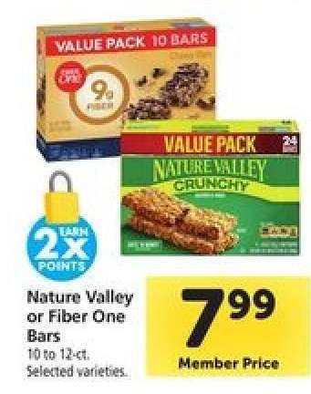 Nature Valley or Fiber One Bars