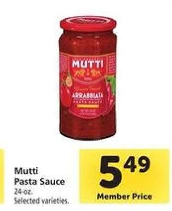 Mutti Pasta Sauce