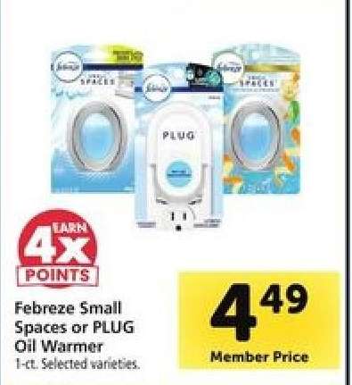 Febreze Small Spaces or PLUG Oil Warmer