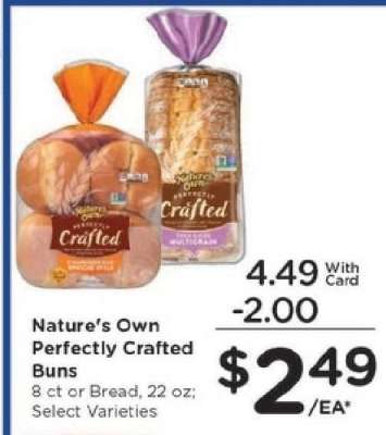 Nature's Own Perfectly Crafted Buns