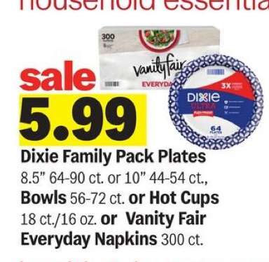 Dixie Family Pack Plates
