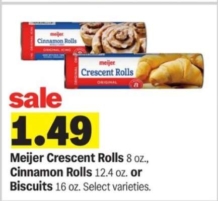 Meijer Crescent Rolls