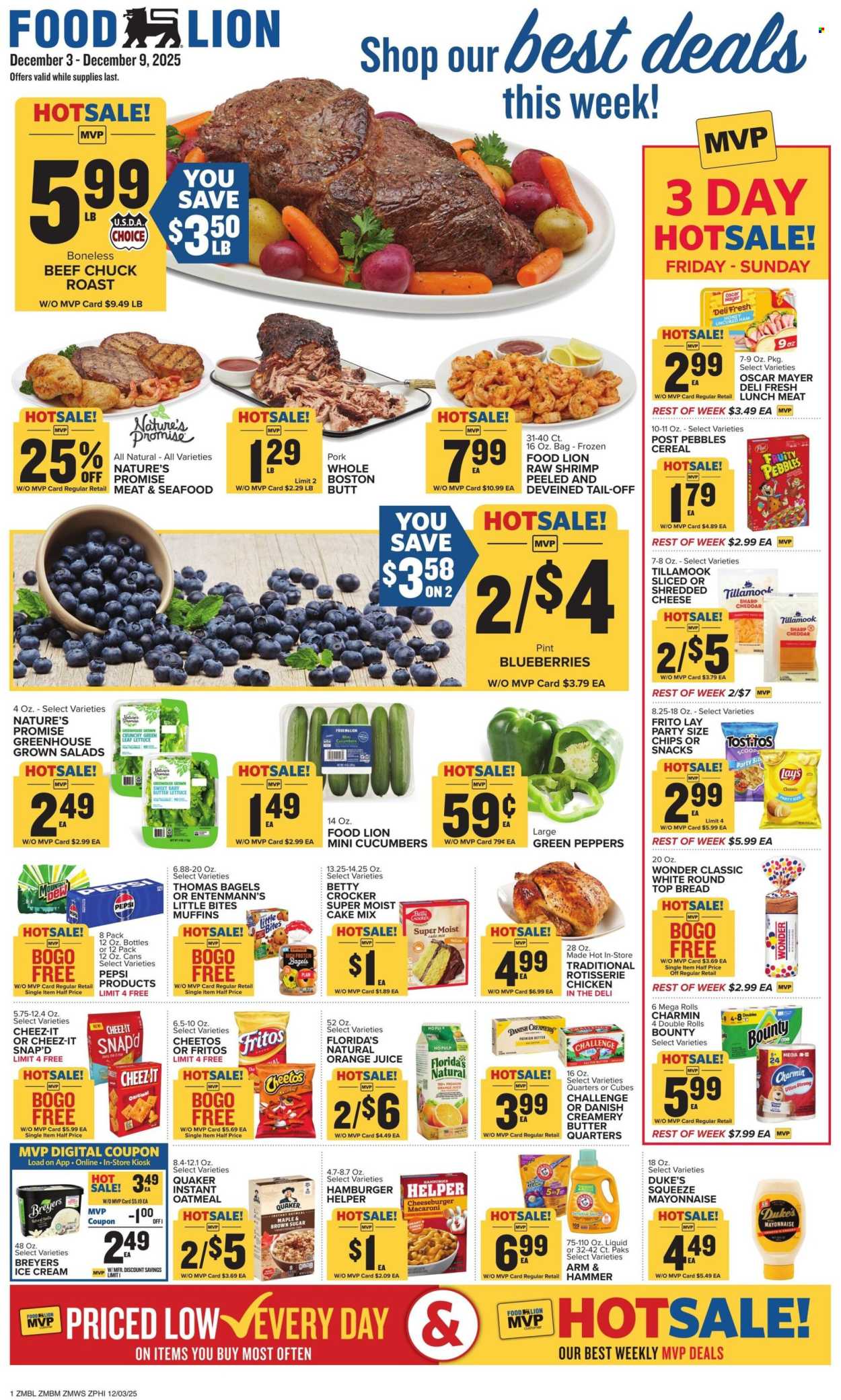 Food Lion ad - 12/03/2025 - 12/09/2025. Page 1
