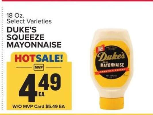 Duke's Squeeze Mayonnaise