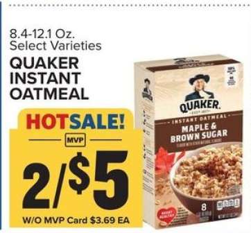 Quaker Instant Oatmeal