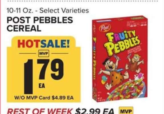 Post Pebbles Cereal