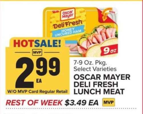 Oscar Mayer Deli Fresh Lunch Meat