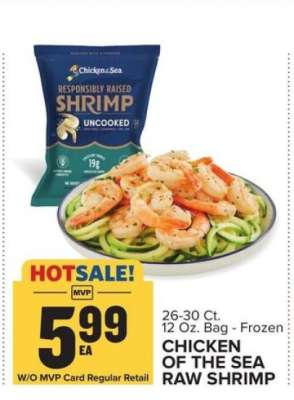 CHICKEN OF THE SEA RAW SHRIMP