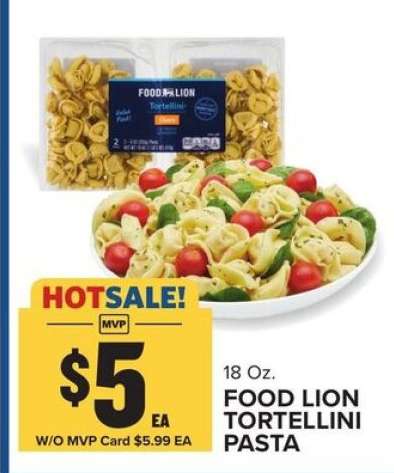 Food Lion Tortellini Pasta