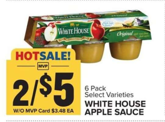 WHITE HOUSE APPLE SAUCE