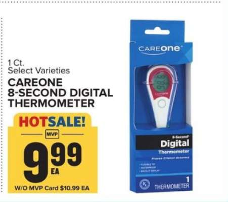 CareOne 8-Second Digital Thermometer