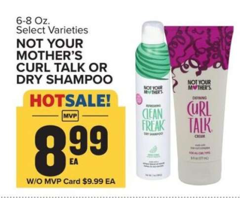 NOT YOUR MOTHER’S CURL TALK OR DRY SHAMPOO