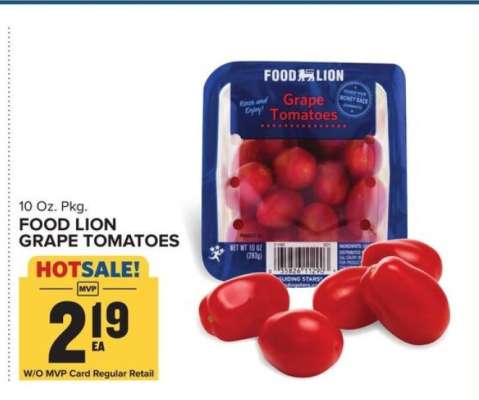 Food Lion Grape Tomatoes
