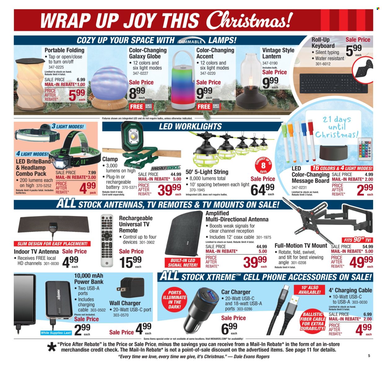 Menards ad - 12/04/2025 - 12/14/2025. Page 9