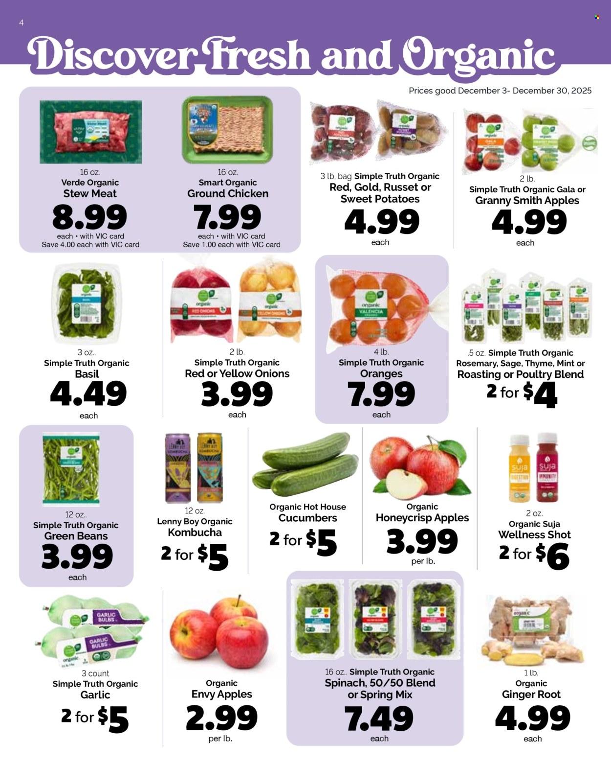 Harris Teeter ad - 12/03/2025 - 12/30/2025. Page 4