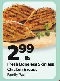 Fresh Boneless Skinless Chicken Breast