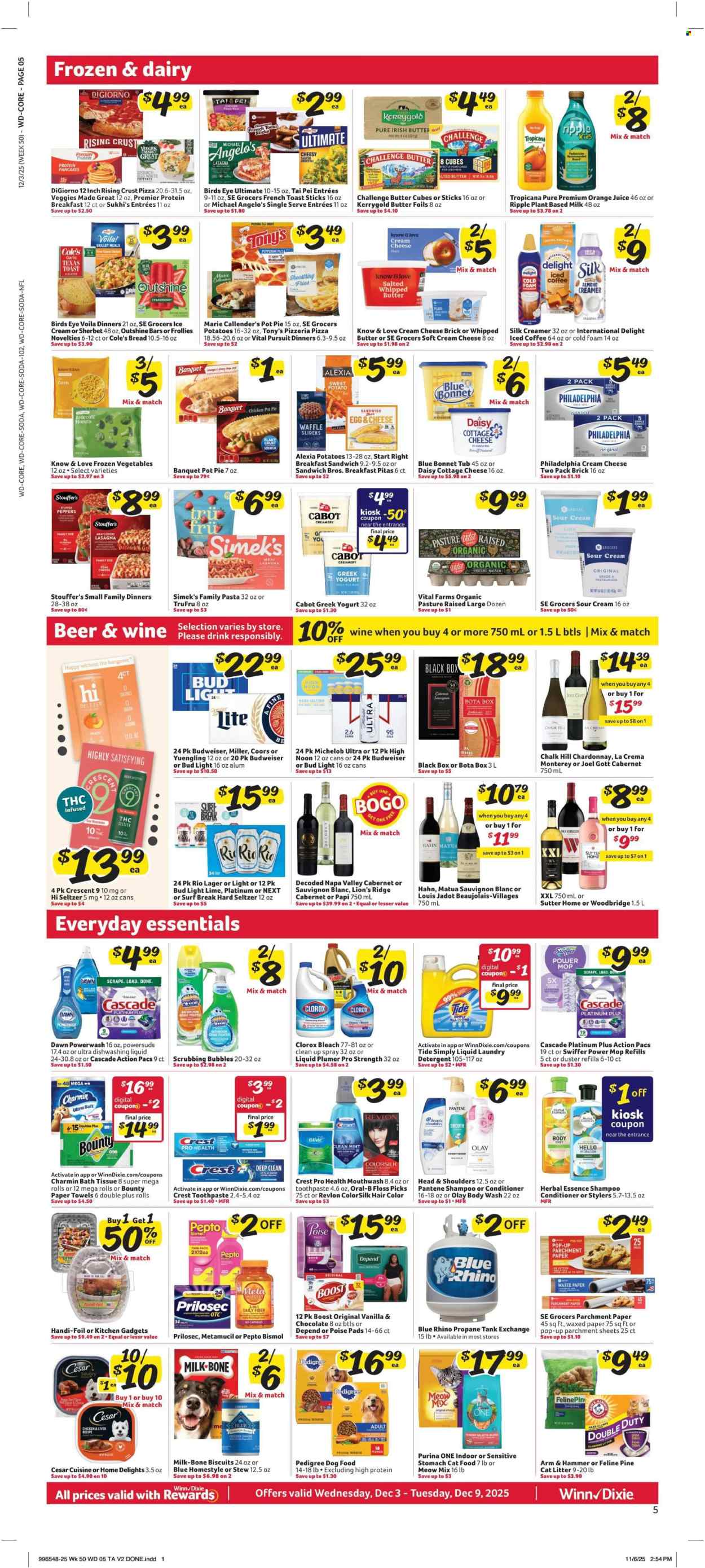 Winn Dixie ad - 12/03/2025 - 12/09/2025. Page 5