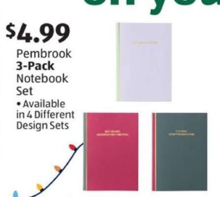 Pembrook 3-Pack Notebook Set