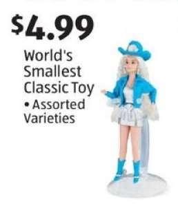 World's Smallest Classic Toy