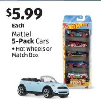 Mattel 5-Pack Cars