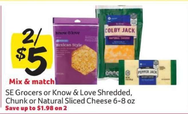 SE Grocers or Know & Love Cheese