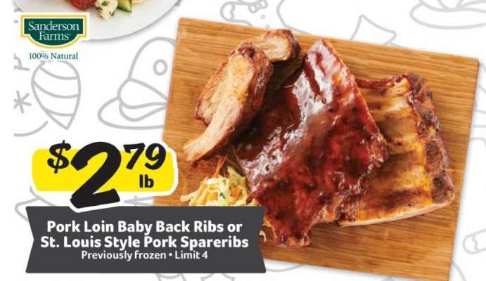 Sanderson Farms Pork Ribs