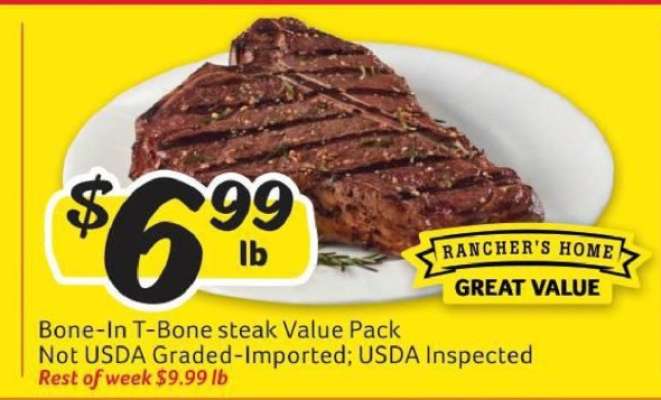 Bone-In T-Bone Steak Value Pack