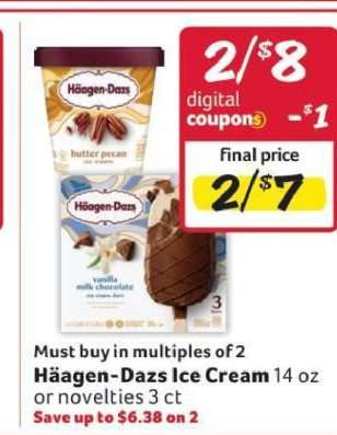 Häagen Dazs Ice Cream