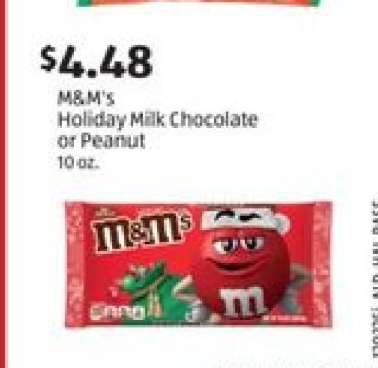 M&M's Holiday Milk Chocolate or Peanut