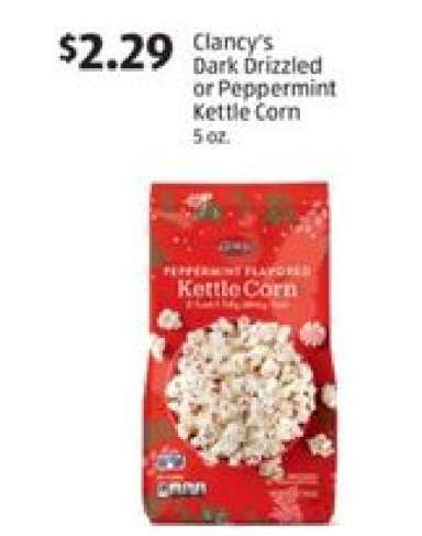 Clancy's Dark Drizzled or Peppermint Kettle Corn