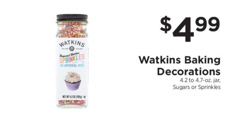 Watkins Baking Decorations