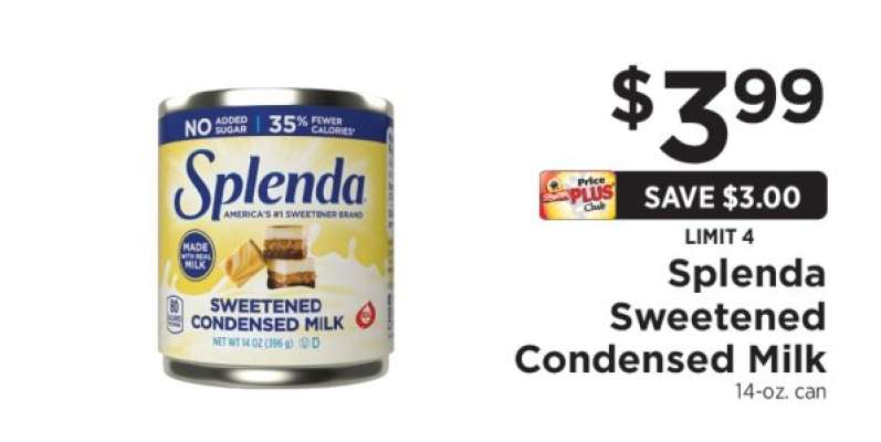 Splenda Sweetened Condensed Milk