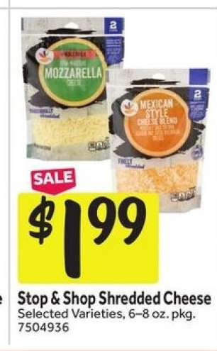 Stop & Shop Shredded Cheese