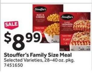 Stouffer's Family Size Meal