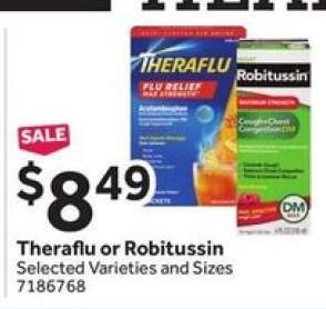 Theraflu or Robitussin
