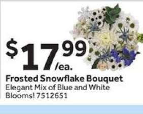 Frosted Snowflake Bouquet
