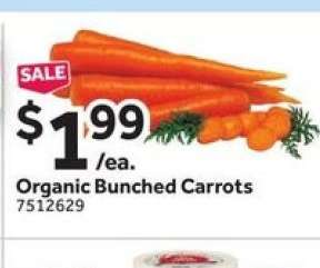 Organic Bunched Carrots