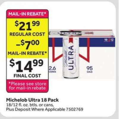 Michelob Ultra 18 Pack