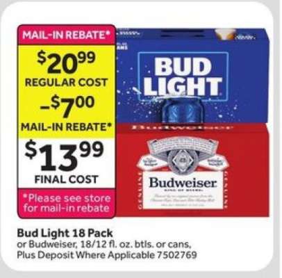 Bud Light 18 Pack