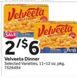 Velveeta Dinner