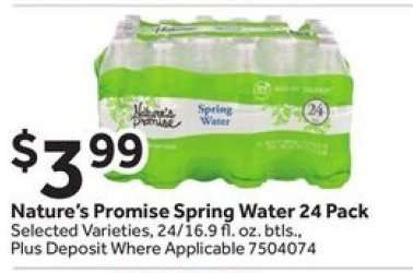 Nature's Promise Spring Water 24 Pack