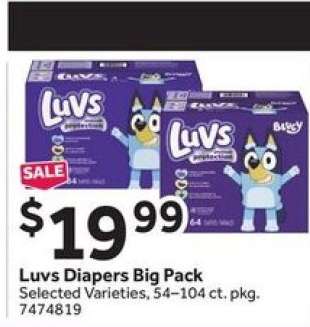 Luvs Diapers Big Pack